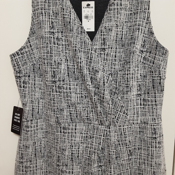 Express Sleeveless Above Knee Dress Womens Medium - Picture 7 of 16